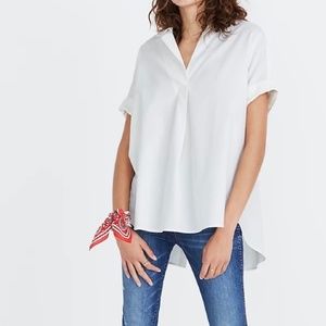 White Madewell popover shirt - S